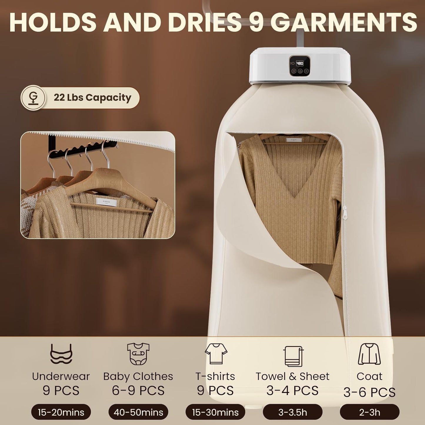 Mini Electric Clothes Dryer – Fast Drying