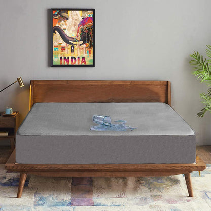 Trance 100% Waterproof Mattress Protector for Double Bed King Size 78x72 Inches |