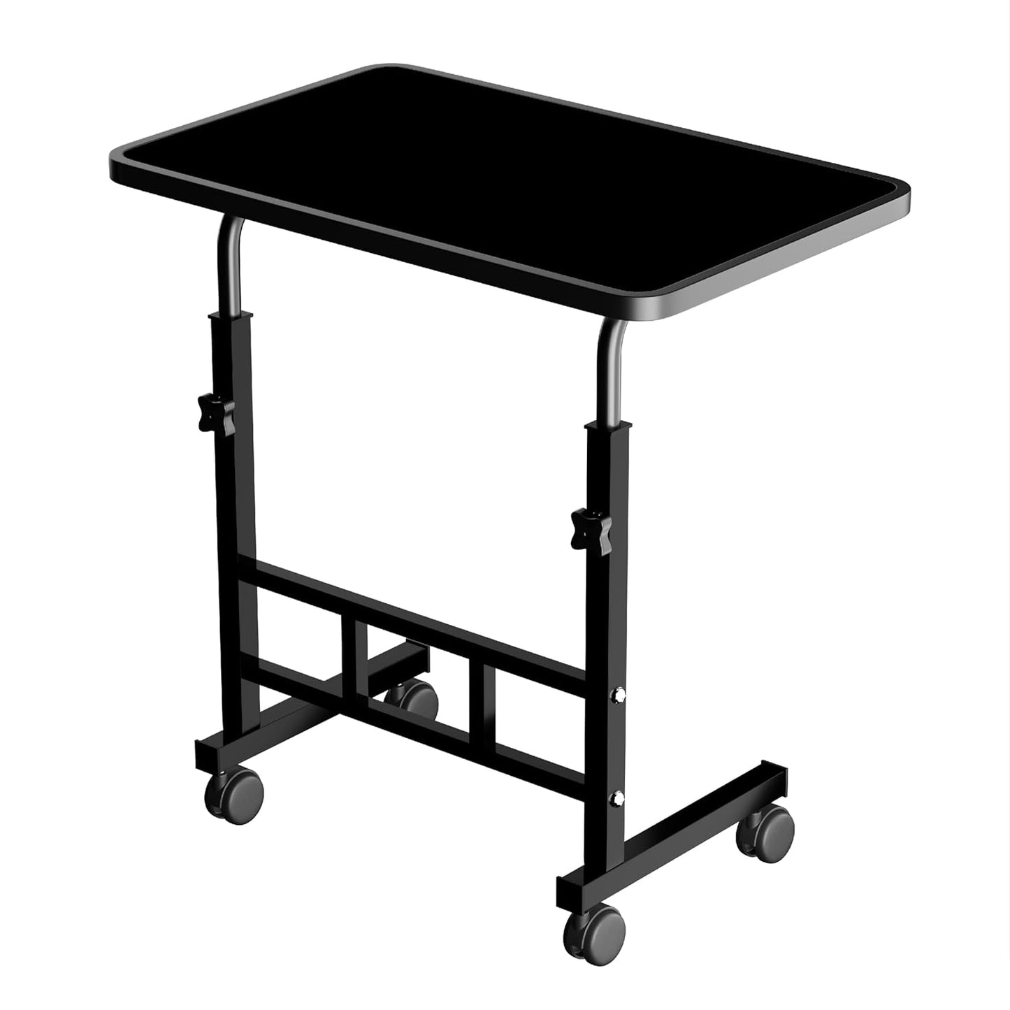 WONDWILD Multi-Purpose Laptop Table – Adjustable Bed & Study Table | Portable DIY Workstation for Home & Office | Easy to Assemble, Black (ADJ)