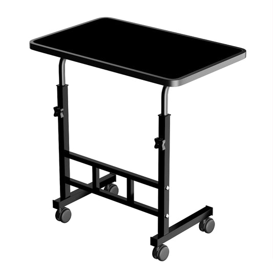 WONDWILD Multi-Purpose Laptop Table – Adjustable Bed & Study Table | Portable DIY Workstation for Home & Office | Easy to Assemble, Black (ADJ)
