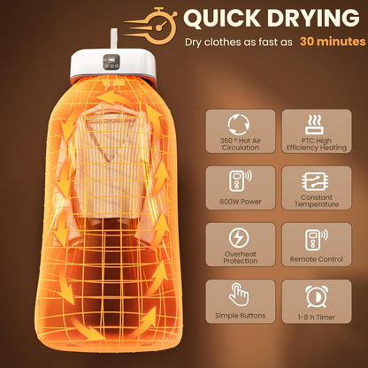 Mini Electric Clothes Dryer – Fast Drying