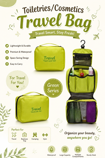 Travel cosmetics bag